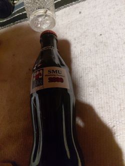 SMU Mustang Football 2000 Collectible Coca-Cola Bottle