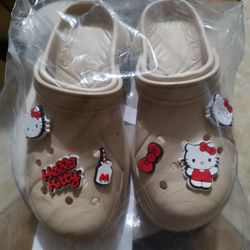 Hello Kitty Clogs Sandals $20 Size 9.5 