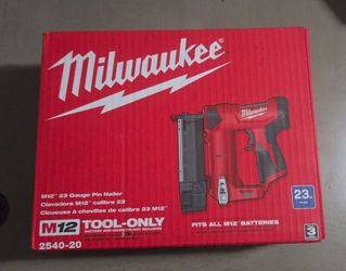 Milwaukee m12 nail gun