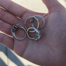 Silver And Gold Rings For Sale