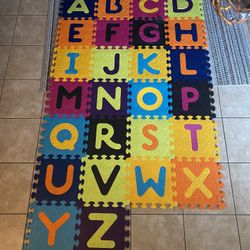 Colorful ABC Foam Tile Mat