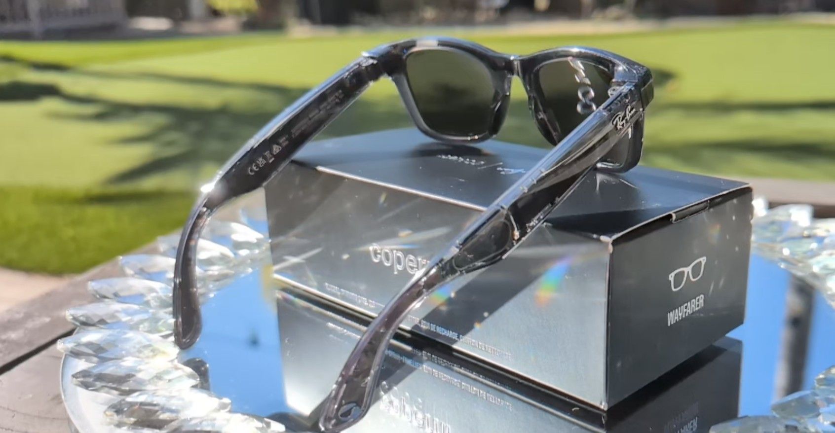 Ray Ban Meta Coperni Special Edition transparent Black Glasses