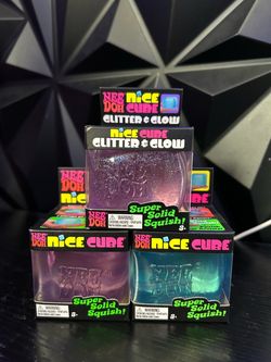 Needoh Nice cube and glitter nice cube!