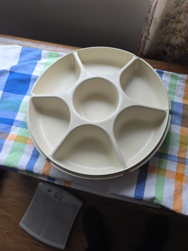 Old School Tupperware Platter