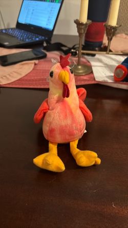 Ty Beanie Baby Rooster Plush