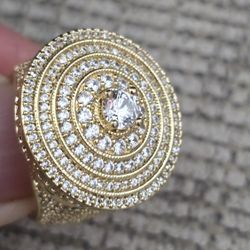 MENS FINE GOLD PLATED OVER SILVER 