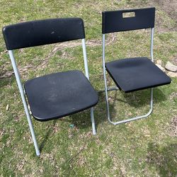 Folding Chairs (2 pcs) – Good Used Condition