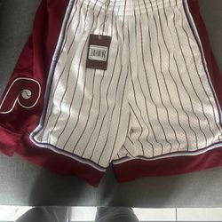 mitchell &ness size xl phillies shorts 