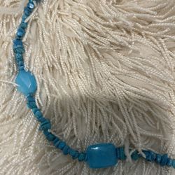 Turquoise, Necklace And Earrings