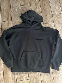 Fear of God Essentials Black Pullover Hoodie