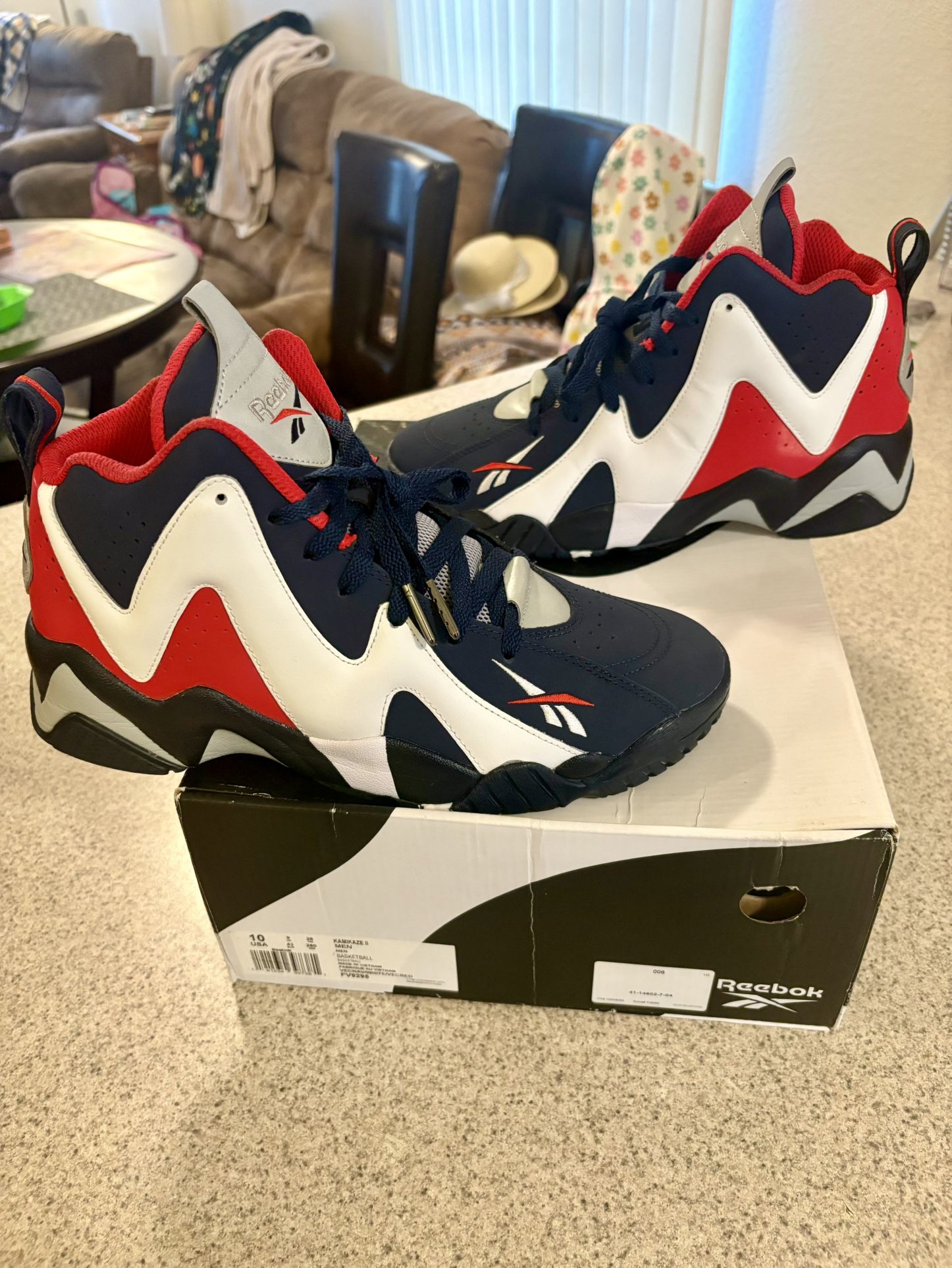 Reebok Kamikaze 2 Size 10 M