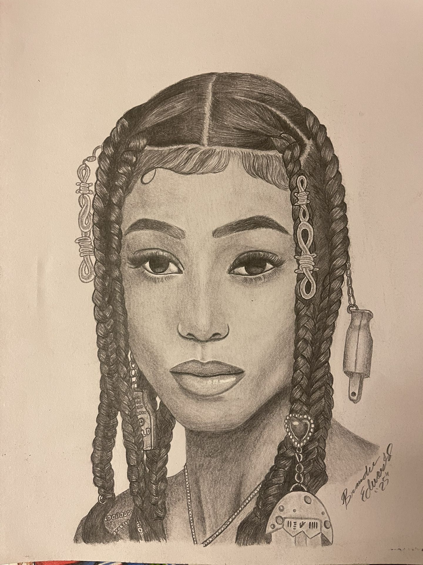 I sell art small or big with frame or without whatever you want drawn 