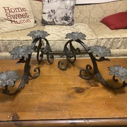 Metal Decor Candle Holders