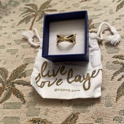 Gorjana Gold Cuff Adjustable Ring