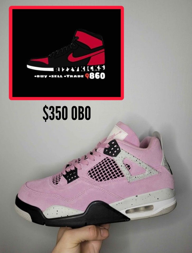 Wmns Air Jordan 4 Retro 'Orchid'🌸