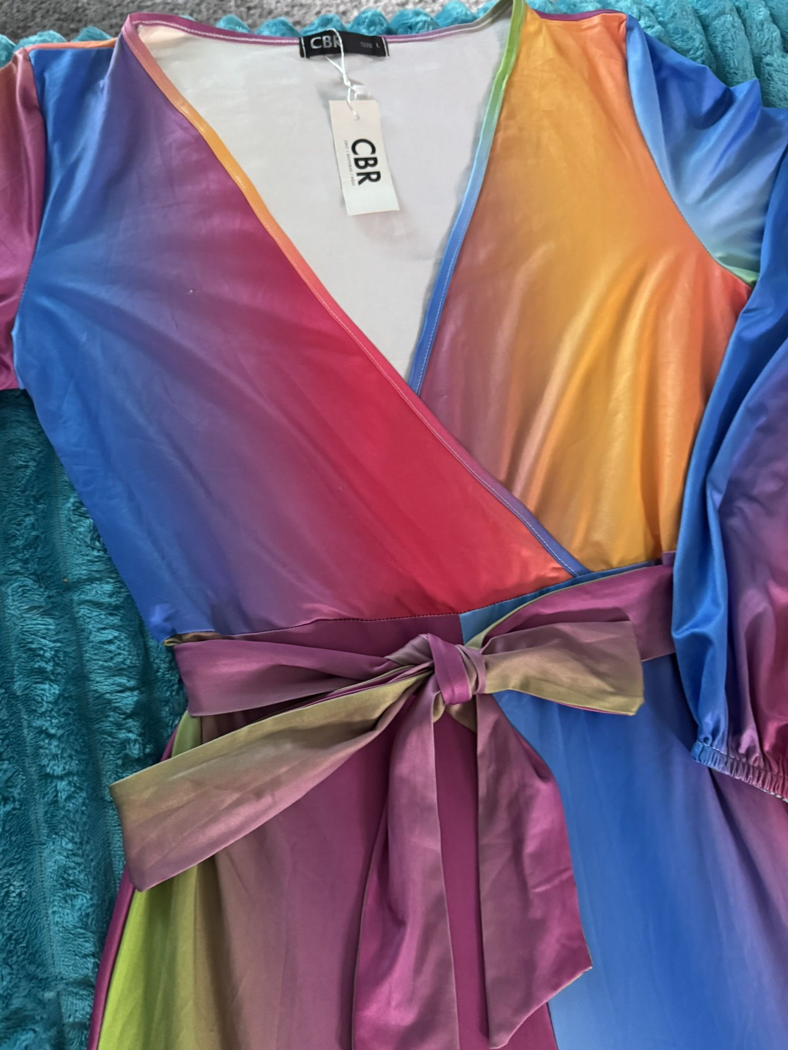 Multicolored Wide-leg Jumpsuit 