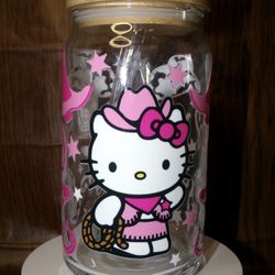 Hello Kitty Glass Tumbler