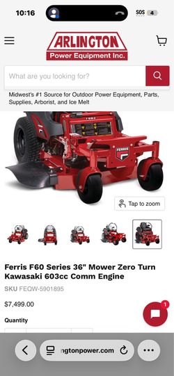 Ferris F60 36 inch mower zero turn