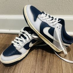 Nike Dunk Low Football Grey Midnight Navy (GS)