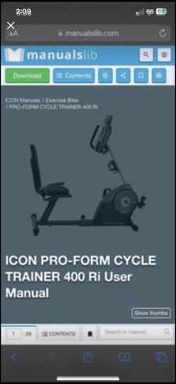 IFIT Pro 400 Stationary Bike