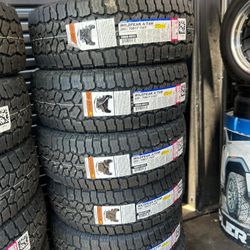 FALKEN WILDPEAK AT4W ($260/EACH) 285/70/17 SET OF NEW TIRES / NUEVO SET DE LLANTAS