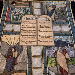 Ten Commandments Tapestry