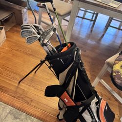 Complete Golf Club Set – Titleist 704-CB Irons, Odyssey Putter, Bridgestone Driver, Nike Hybrid, Bag & More