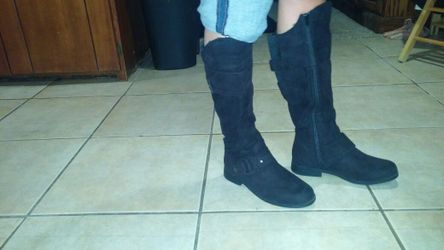 Black Suede Boots