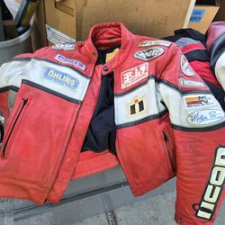 motorcycle leather jacket