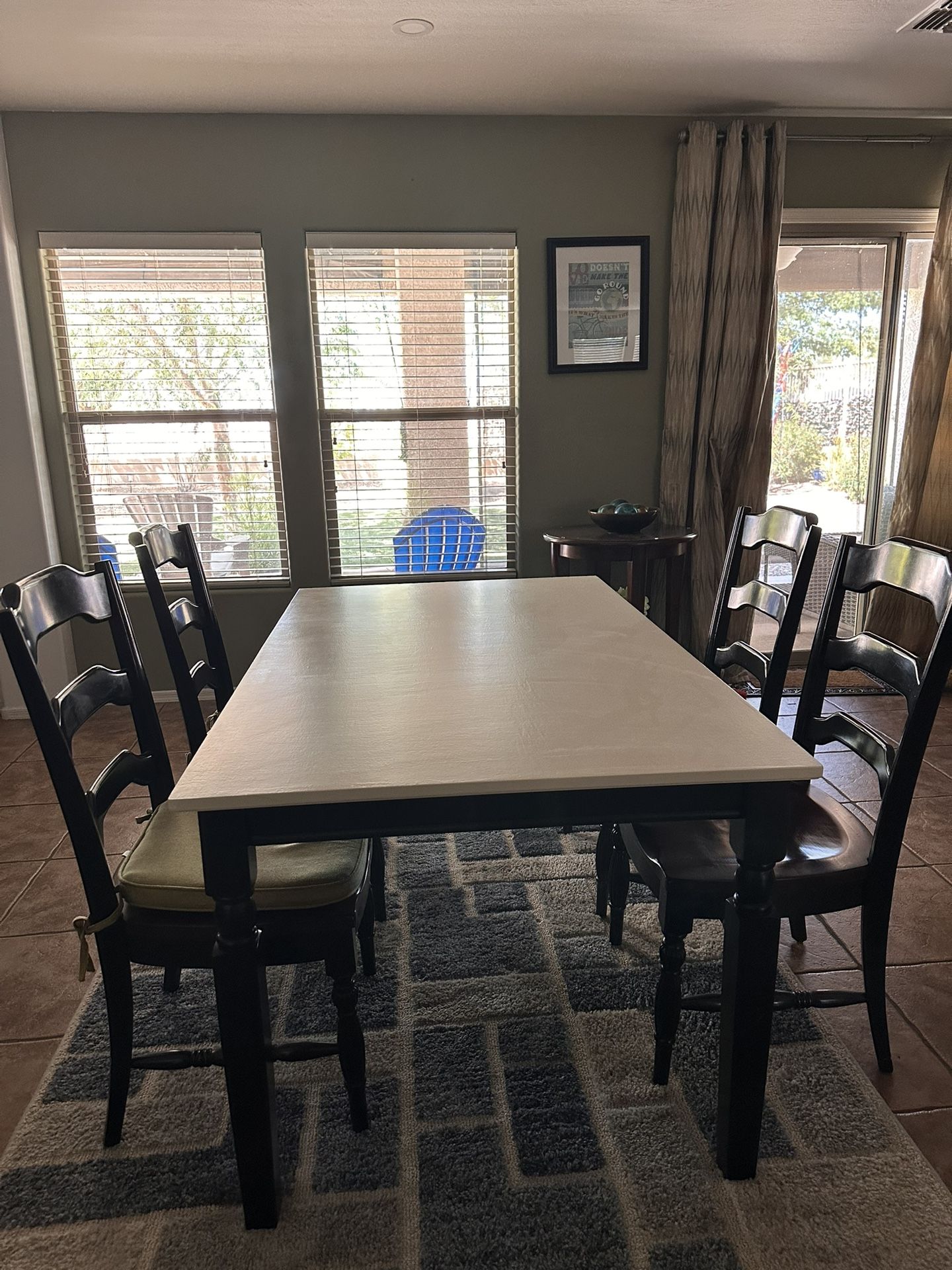 Rectangle Dining Table With 4 Chairs