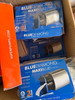 Blue Diamond MaxiBlue Rotary Diaphragm Pump (Lot of 3)