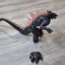Joda Toys// Godzilla X Kong New Empire// Includes Control Remote and Two Small Godzilla Figures 