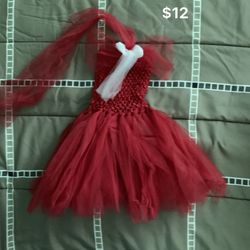 Toddler/ Child Red Dress- new