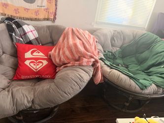 Two Papasan Chairs