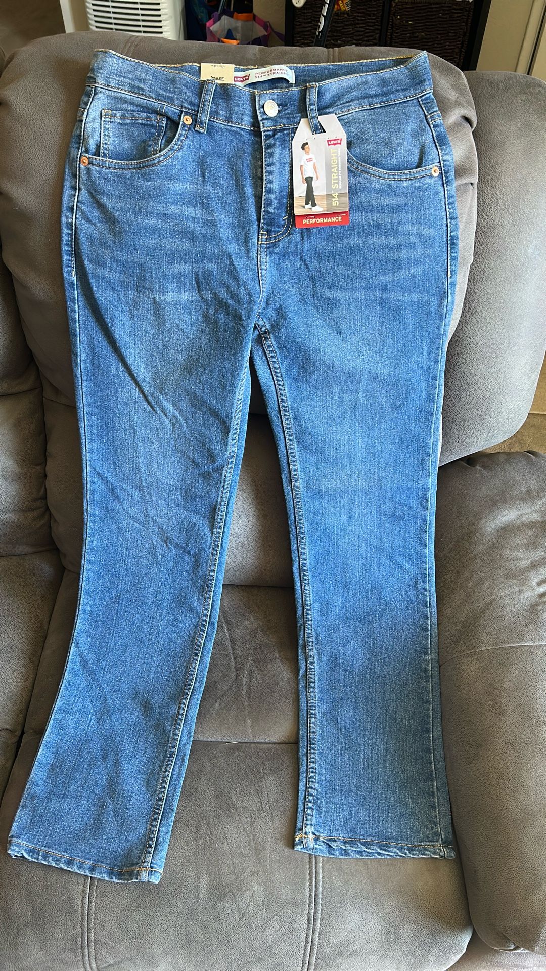 BOYS LEVI’S 514 STRAIGHT SZ 18 Reg 29x31 NWT