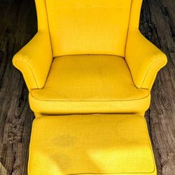 Strandmon Chair With Ottoman