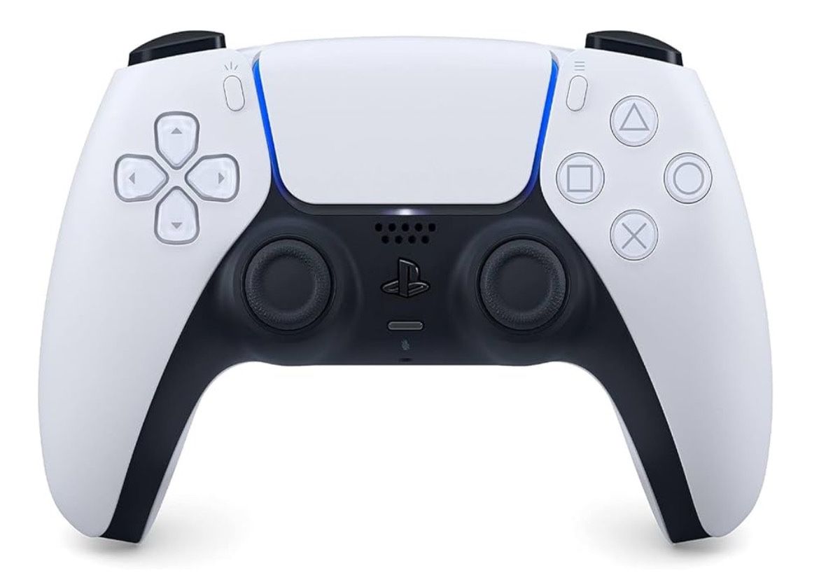 PlayStation DualSense Wireless Controller, white (Renewed)