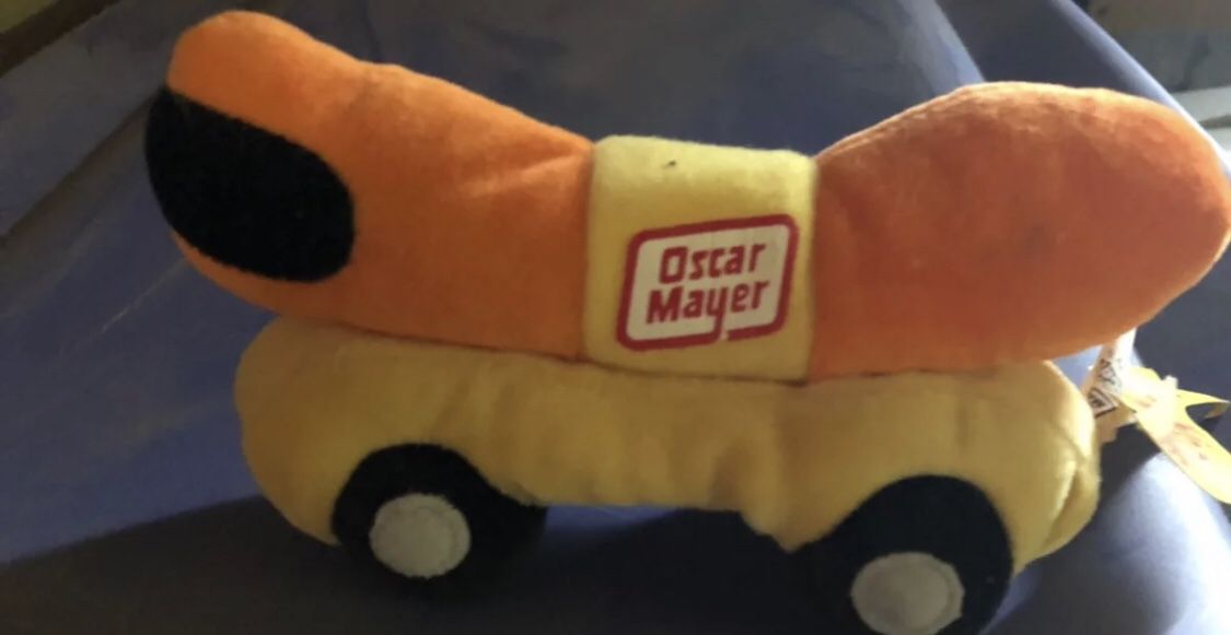 Oscar Meyer Weiner stuffed animal