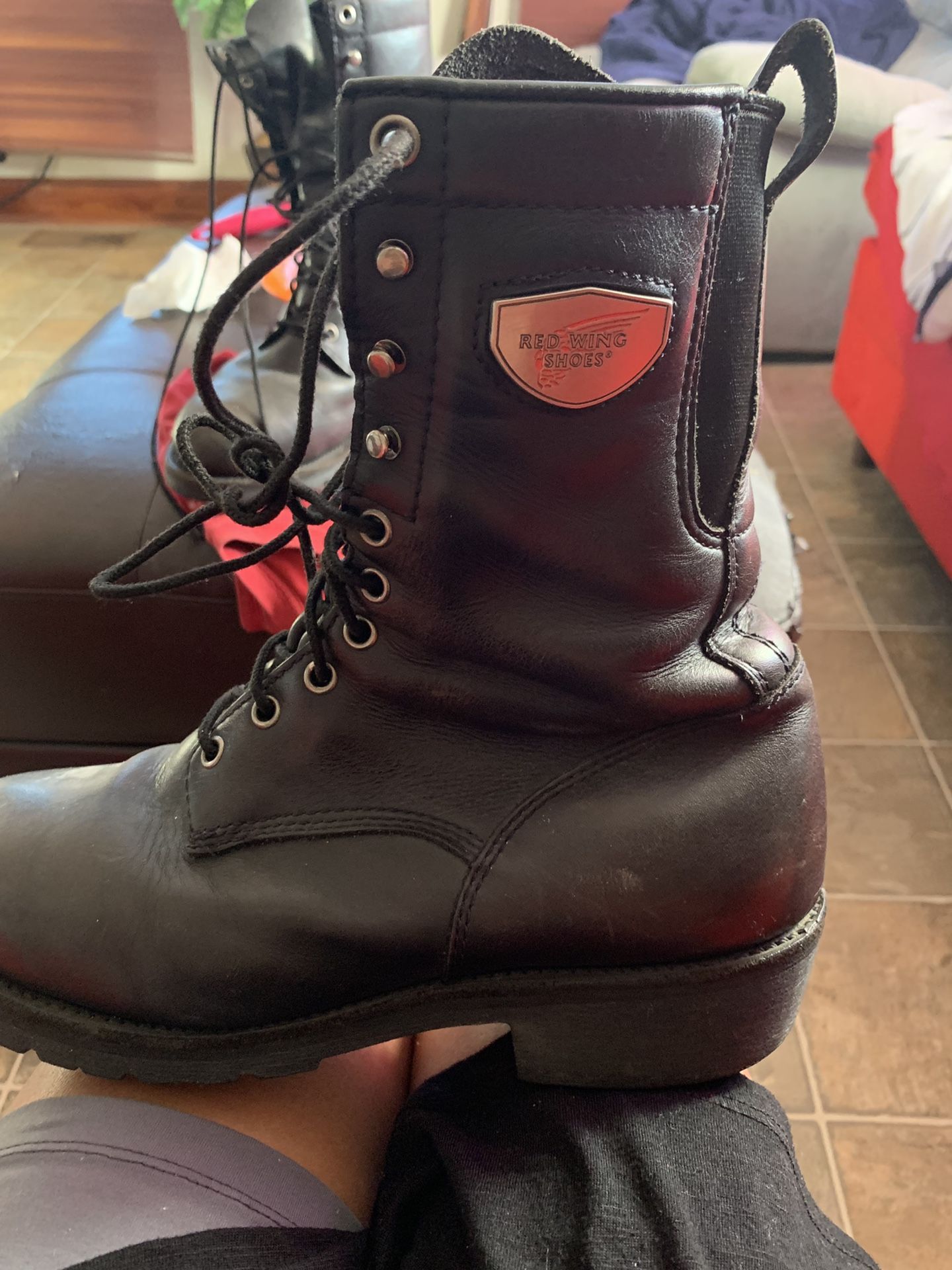 Red wings boots for men