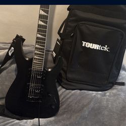 Black Electric Guitar