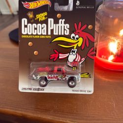 HOT WHEELS COCOA PUFFS TEXAS DRIVE ‘EM REAL RIDERS