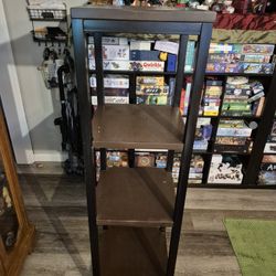 Heavy Duty Solid Wood And Metal Shelves Shelf Tower