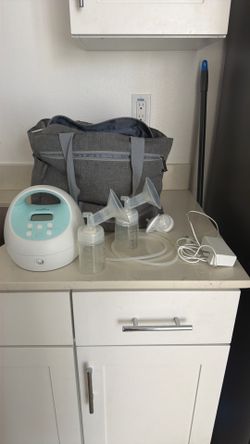 Spectra Baby S1 Plus Premier Rechargeable Breast Pump with Grey Tote Premium Accessory Kit - 24 mm