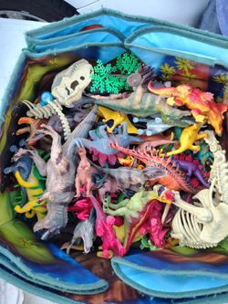 Dinosaur Toy Box with Dino Toys!
