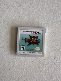 Nintendo 3DS Monster Hunter Generations game
