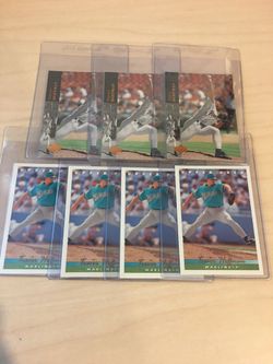 1993-1994 Upperdeck Trevor Hoffman Rookie 7 Card Lot