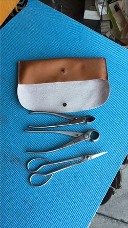 3 pieces bonsai trimmer with bag