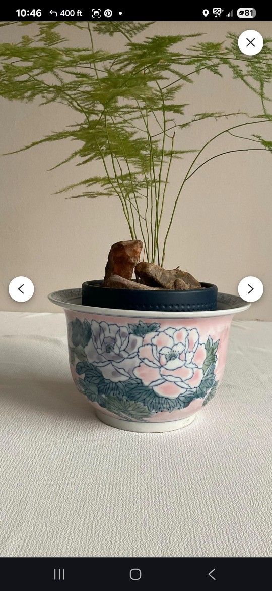 2 Masetas Vintage Oriental $50
