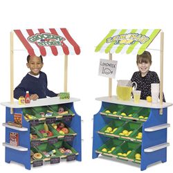 Kids Play Stand W/ Reversible Banner