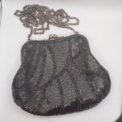 Vintage Cache Beaded Purse Bag Clutch